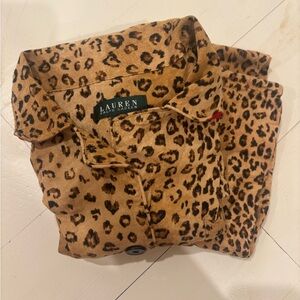 Ralph Lauren Animal & Cheetah Print Pajama Set